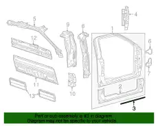 Ручка двери FORD 9L3Z-15101C36-A