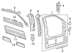 Ручка двери FORD 9L3Z-15101C36-A