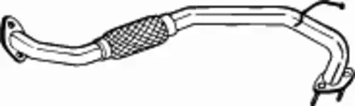 Гофра глушителя BOSAL 823-205 L= d=