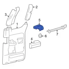 Ручка двери FORD 4L3Z-14525-BAB