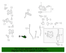 Ручка двери FORD 8L1Z-7821819-A