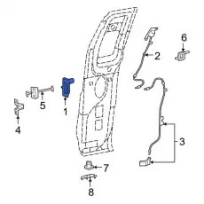 Ручка двери FORD 4L3Z-1526604-AAA