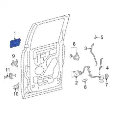 Ручка двери FORD 4L3Z-1526604-AAA