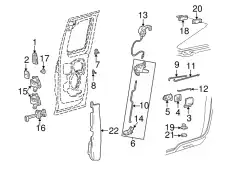 Ручка двери FORD 2L3Z-1826605-AAA