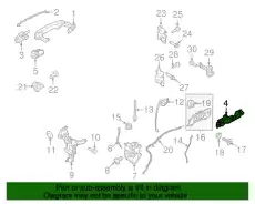 Ручка двери FORD CA5Z-5426685-A