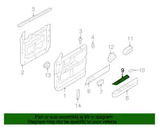 Ручка двери FORD 7L7Z-14524-AA