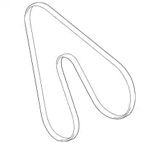 V-BELT DK4Z-8620-B FORD