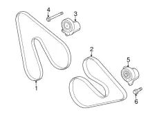 V-BELT DK4Z-8620-B FORD