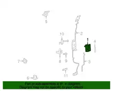 Ручка двери FORD 8L3Z-1822601-AA