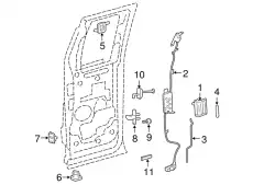 Ручка двери FORD 8L3Z-1822601-AA