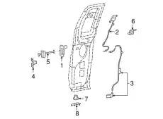 Ручка двери FORD 4L3Z-1526605-AAA