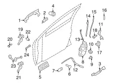 Ручка двери FORD 8S4Z-5426684-A