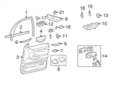 Ручка двери FORD 3W7Z-14527-BAE