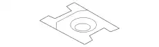 Кронштейн панели пола 2T1Z-17617B00-A FORD