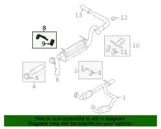 Кронштейн глушителя 6C2Z-5A242-CA FORD