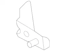 Кронштейн крыла 6E5Z-16K039-A FORD