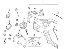 Ручка двери FORD 8S4Z-5443749-A
