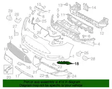 Решетка бампера FORD CM5Z-17E810-A
