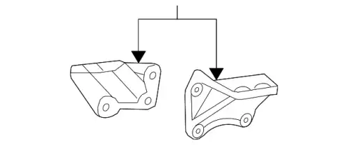 Кронштейн опоры двигателя 2L5Z-6031-AA FORD