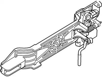 Ручка двери FORD 9T1Z-6126684-D