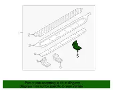 Кронштейн подножки 4L1Z-16A506-AA FORD