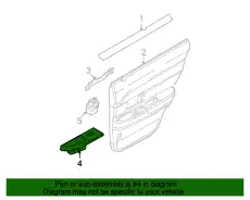 Ручка двери FORD 6W7Z-14528-AC