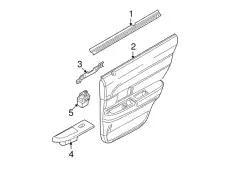 Ручка двери FORD 6W7Z-14528-AC