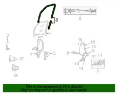 Стеклоподъемник  FORD F2UZ-15222A01-A