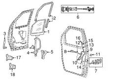Стеклоподъемник  FORD F2UZ-15222A01-A
