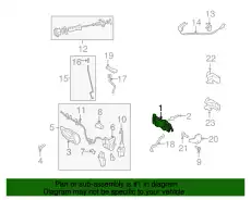 Ручка двери FORD 6L5Z-1022404-CAPTM