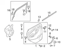 Ручка двери FORD CJ5Z-7822601-AG
