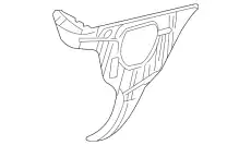 Кронштейн крепления бампера 3W6Z-17A751-AA FORD