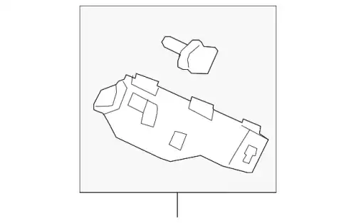 Кронштейн бампера DA5Z-17C947-A FORD