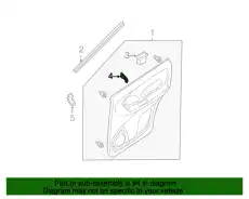 Ручка двери FORD 3L8Z-14527-AAB