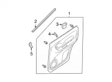 Ручка двери FORD 3L8Z-14527-AAB