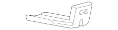 Кронштейн крыла F87Z-16A024-AA FORD