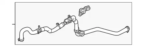 HOSE - HEATER WATER BV6Z-18472-W FORD
