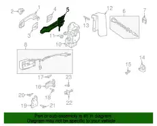 Ручка двери FORD 9T1Z6126685D