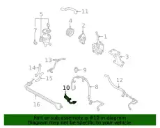 Шланг ГУР FORD 6L8Z-3A719-C