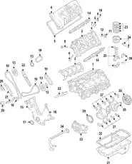 Прокладка ГБЦ FORD CR3Z-6051-G