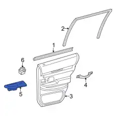 Ручка двери FORD 9W7Z-14527-BB