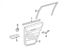 Ручка двери FORD 9W7Z-14527-BB
