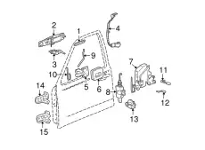 Ручка двери FORD 6W1Z-5421818-A