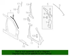 Ручка двери FORD 8S4Z-54247A31-A