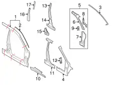 Ручка двери FORD 8S4Z-54247A31-A