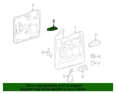 Ручка двери FORD 4L3Z-14524-AAA