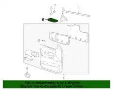 Ручка двери FORD YL3Z-14525-AAB