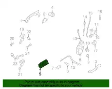 Ручка двери FORD 8S4Z-5422601-BB