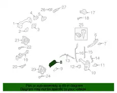 Ручка двери FORD 8L8Z-7822600-BC