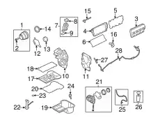 SENSOR - CRANKSHAFT POSITION - 3C3Z-6C315-AA FORD
